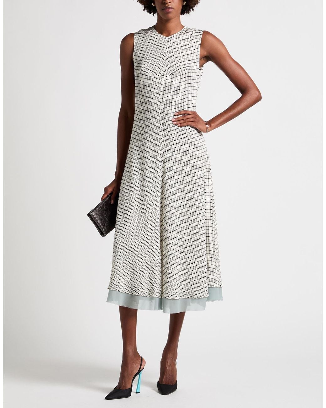 Fendi White Midi Dress