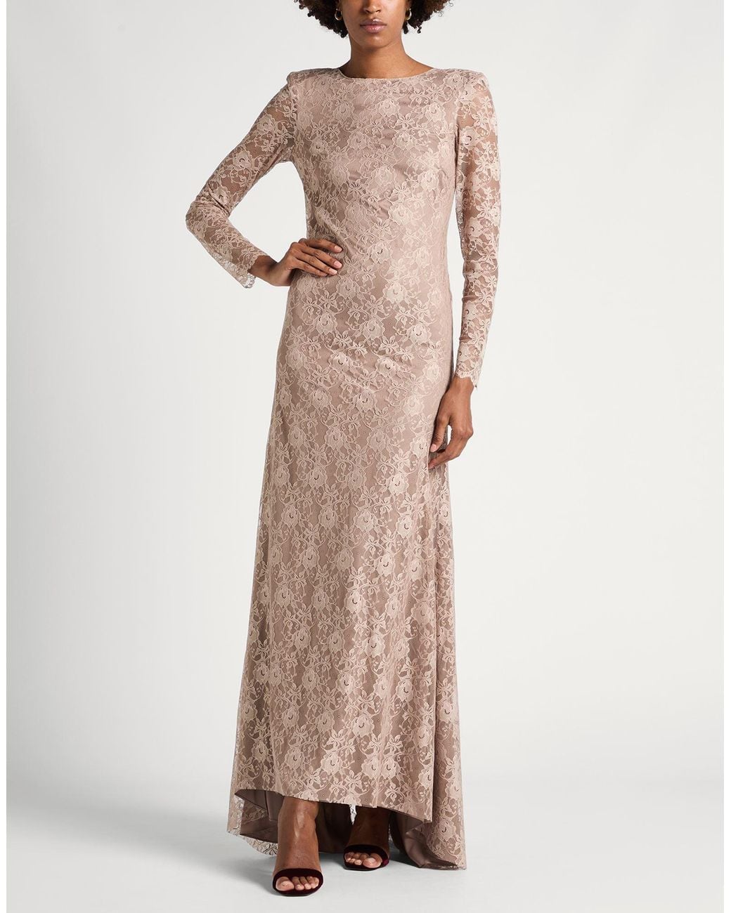D.exterior Pink Sand Maxi Dress Polyester