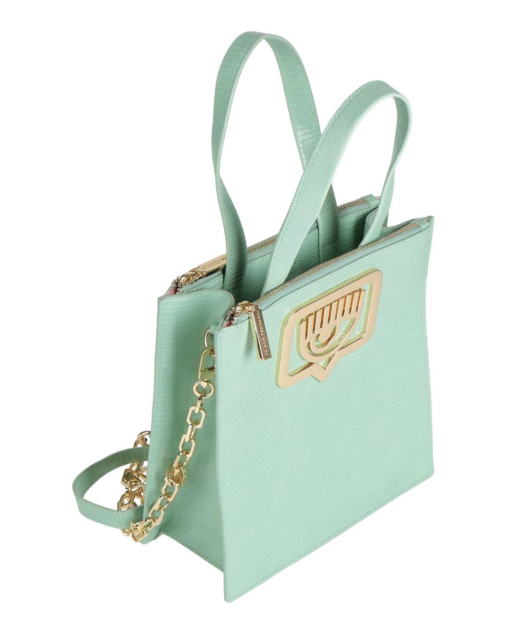 Chiara Ferragni Green Handbag
