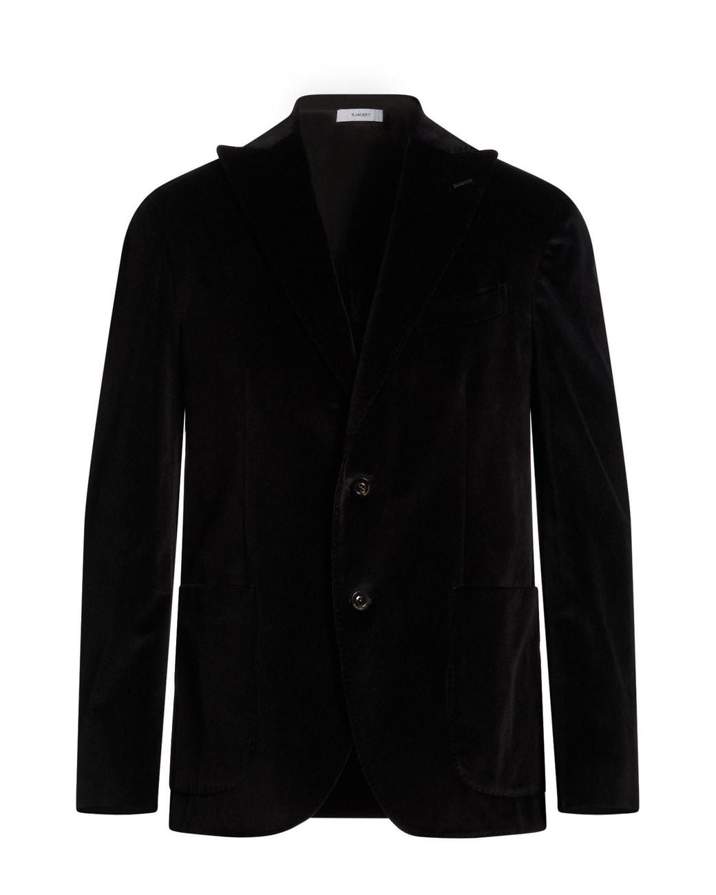 Boglioli Black Blazer Cotton, Elastane for men