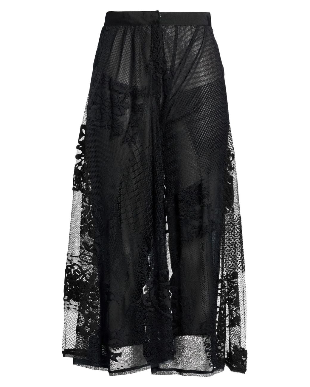 Forte_forte Black Pants Polyester