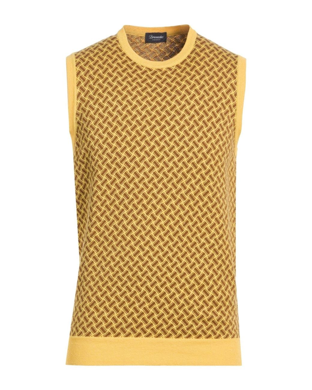 Drumohr Yellow Jumper for men