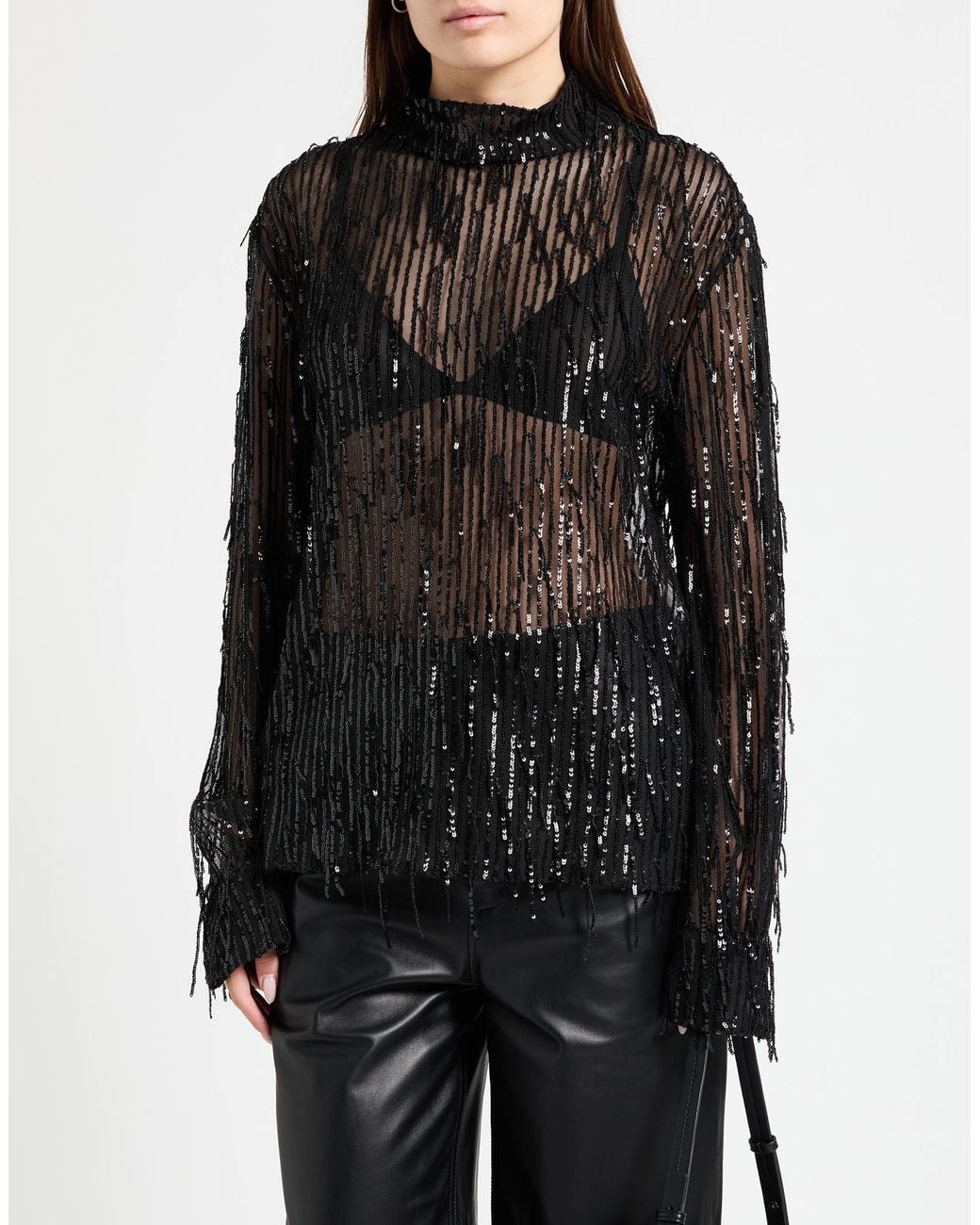 PT Torino Black Top Polyester, Elastane