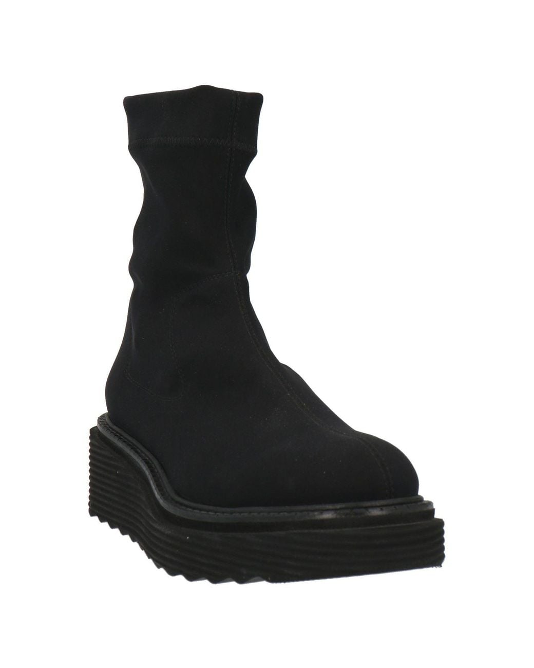 Pedro Garcia Black Ankle Boots Textile Fibers