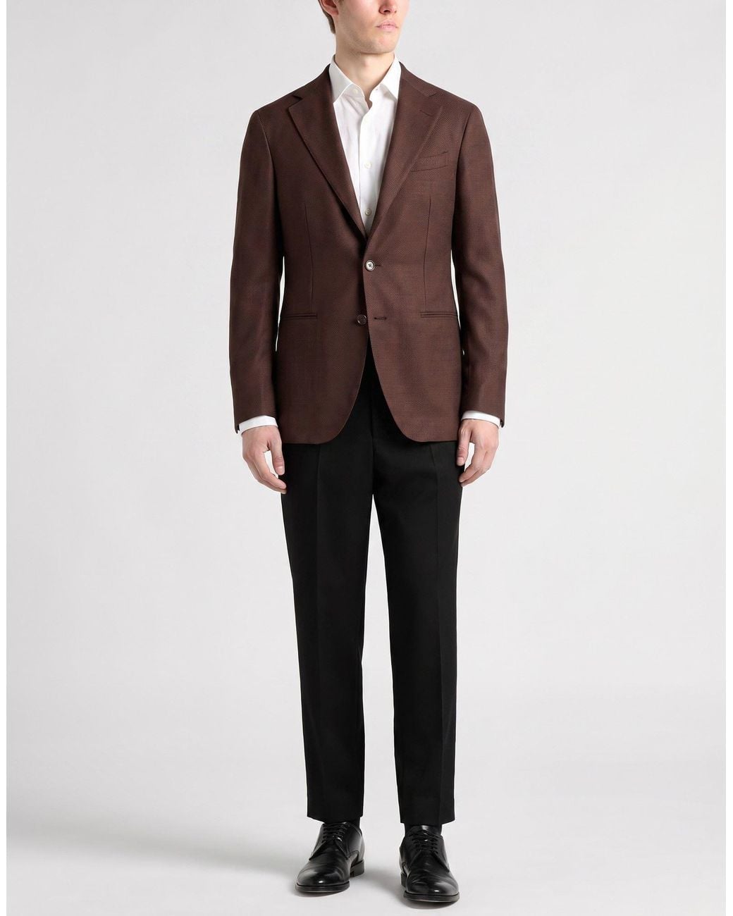 Caruso Brown Blazer for men