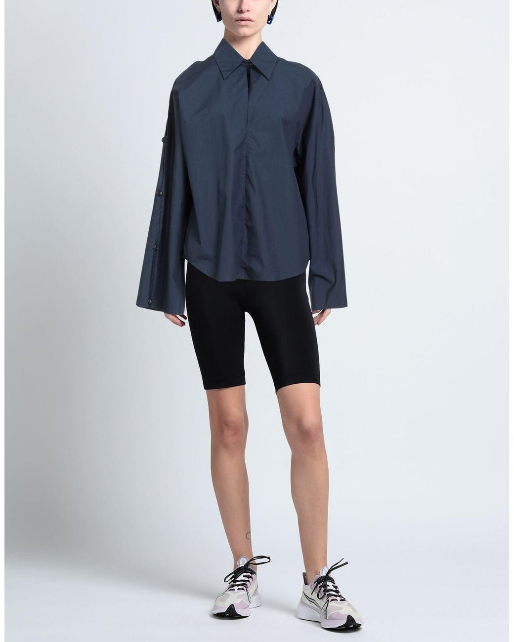 FEDERICO CINA Blue Top Cotton