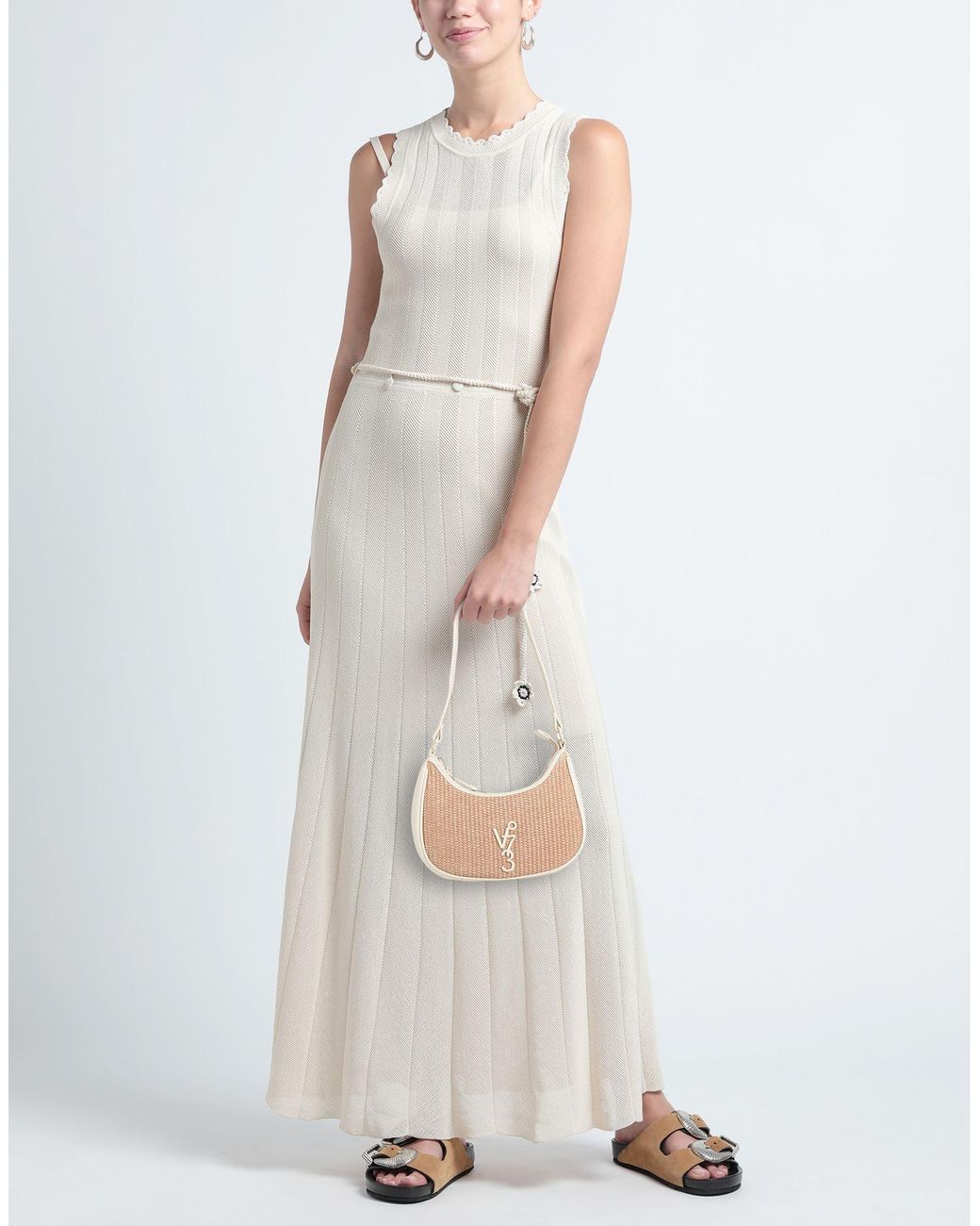 V73 White Shoulder Bags