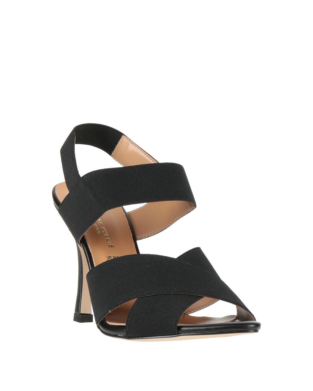 Divine Follie Black Sandals