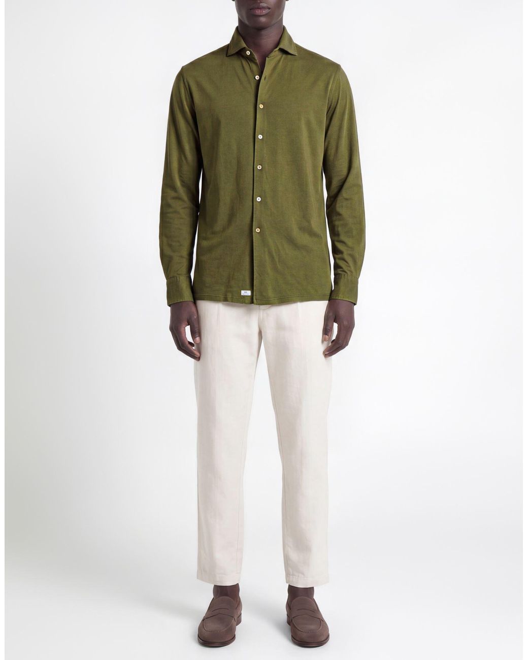 Alessandro Gherardi Green Shirts for men