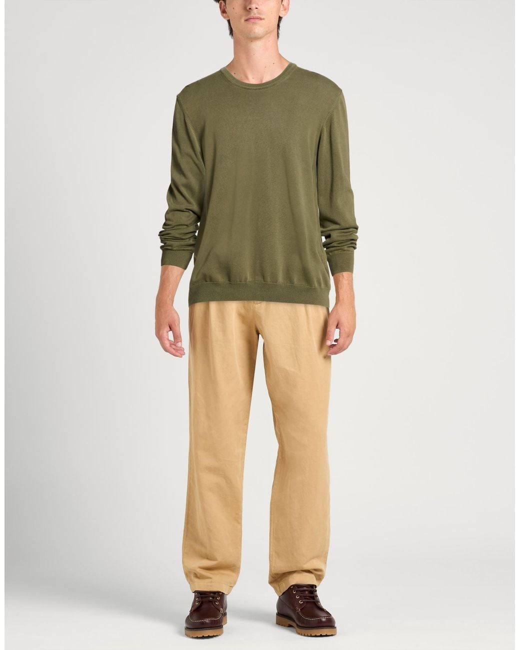 Blauer Green Military Sweater Cotton for men