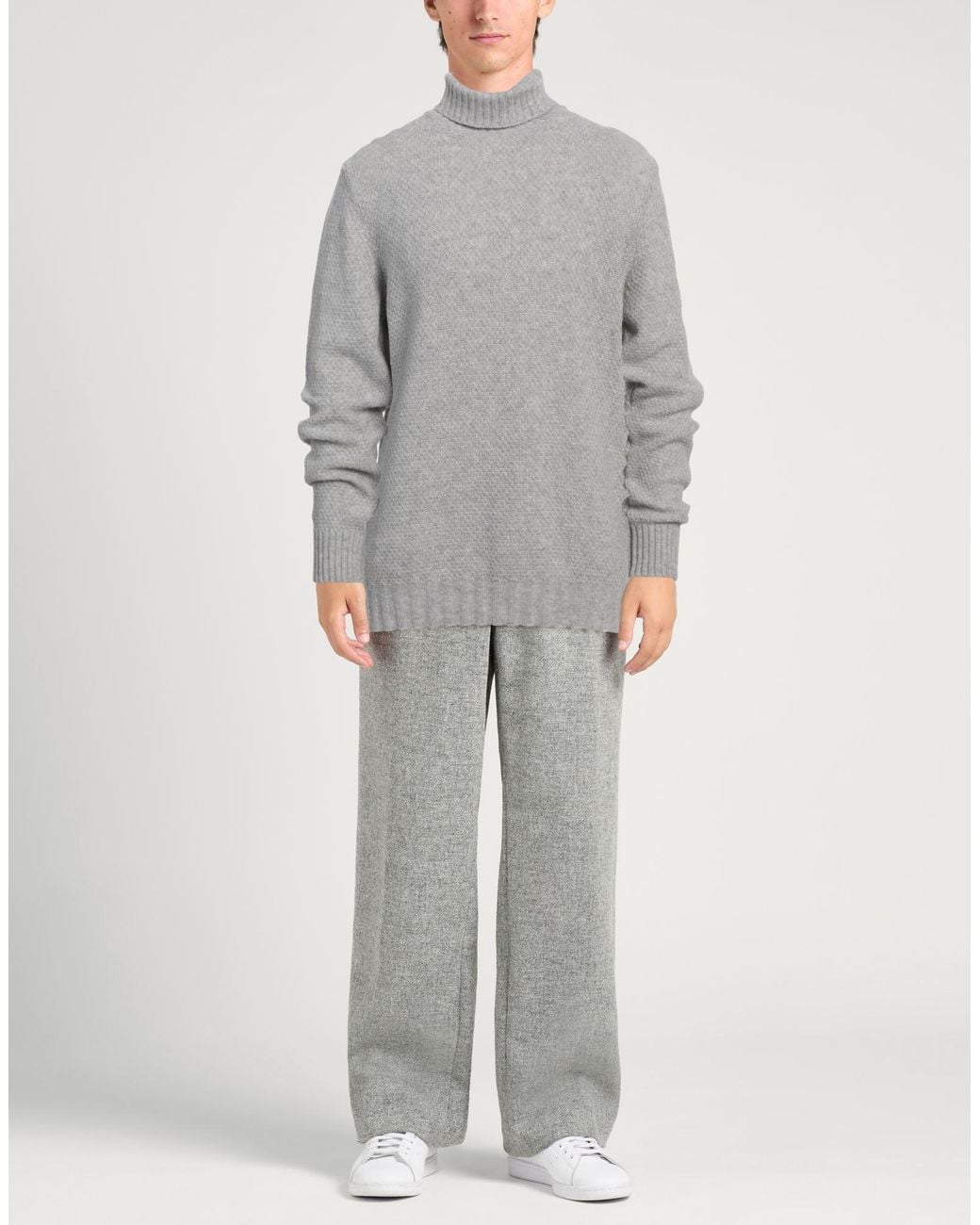 L.b.m. 1911 Gray Turtleneck for men