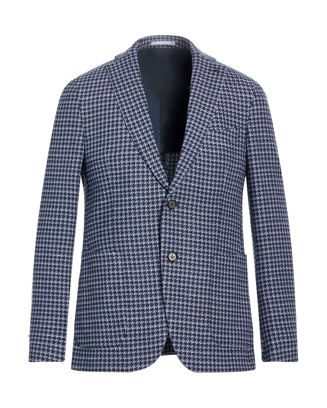 Michael Kors Blue Blazer Linen, Polyester, Wool, Cotton, Elastane for men