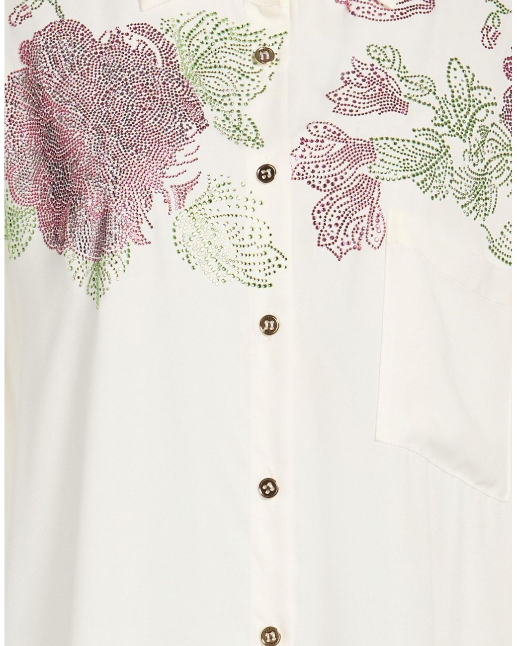 5 PROGRESS White Shirt Polyester, Viscose