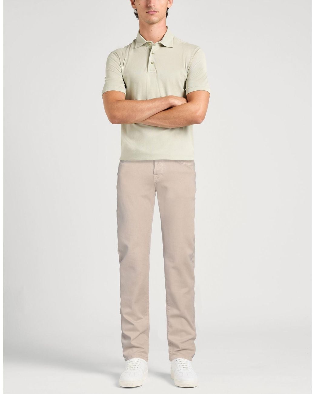 Jacob Cohen Natural Jeans Cotton, Polyester, Elastane for men