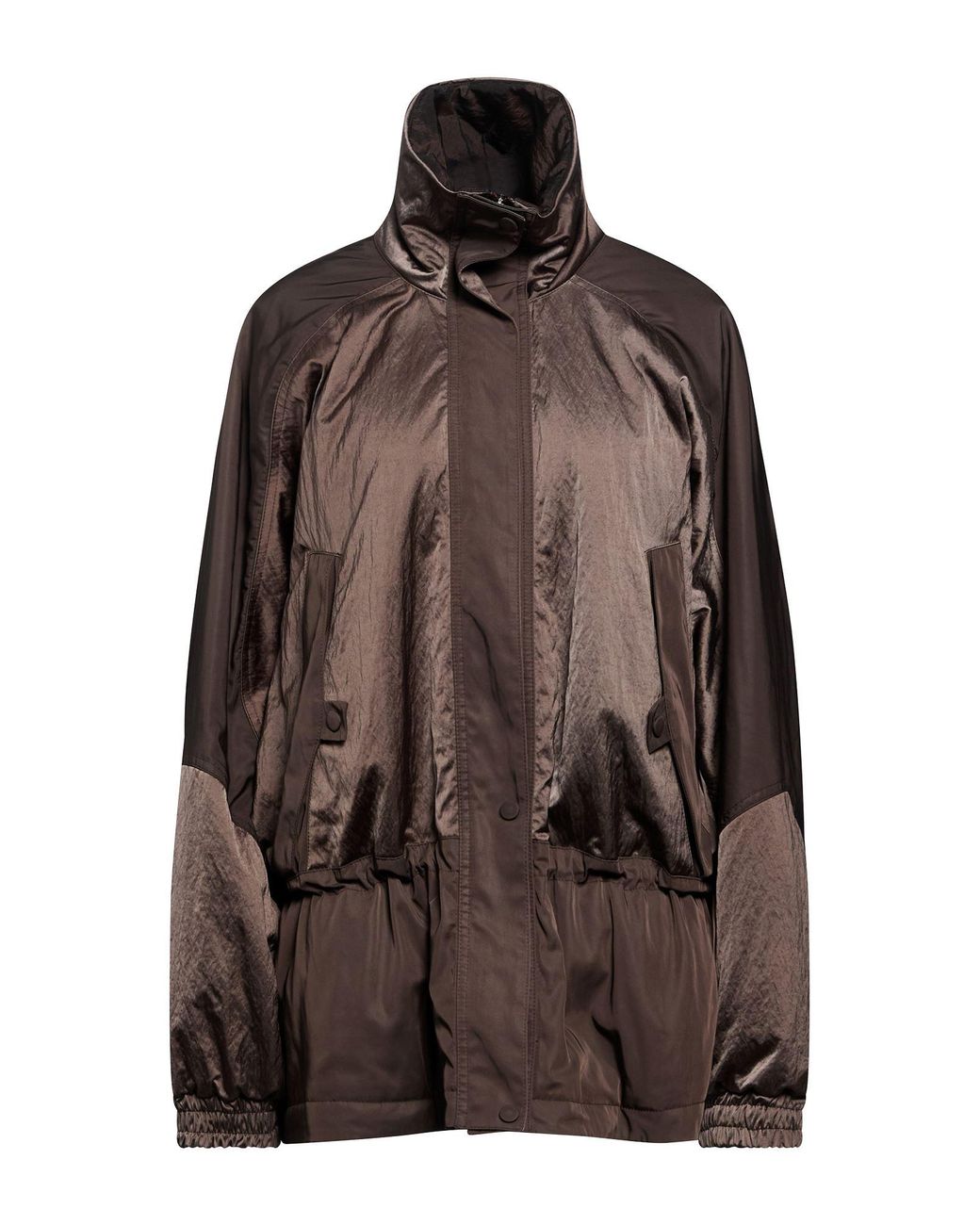 Alysi Brown Chocolat Dark Jacket Polyamide, Polyester