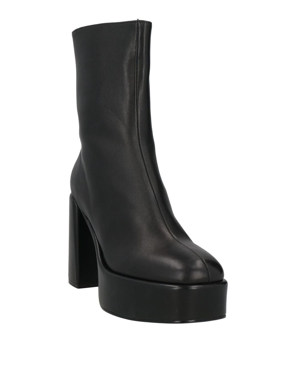 Jeannot Black Ankle Boots Leather