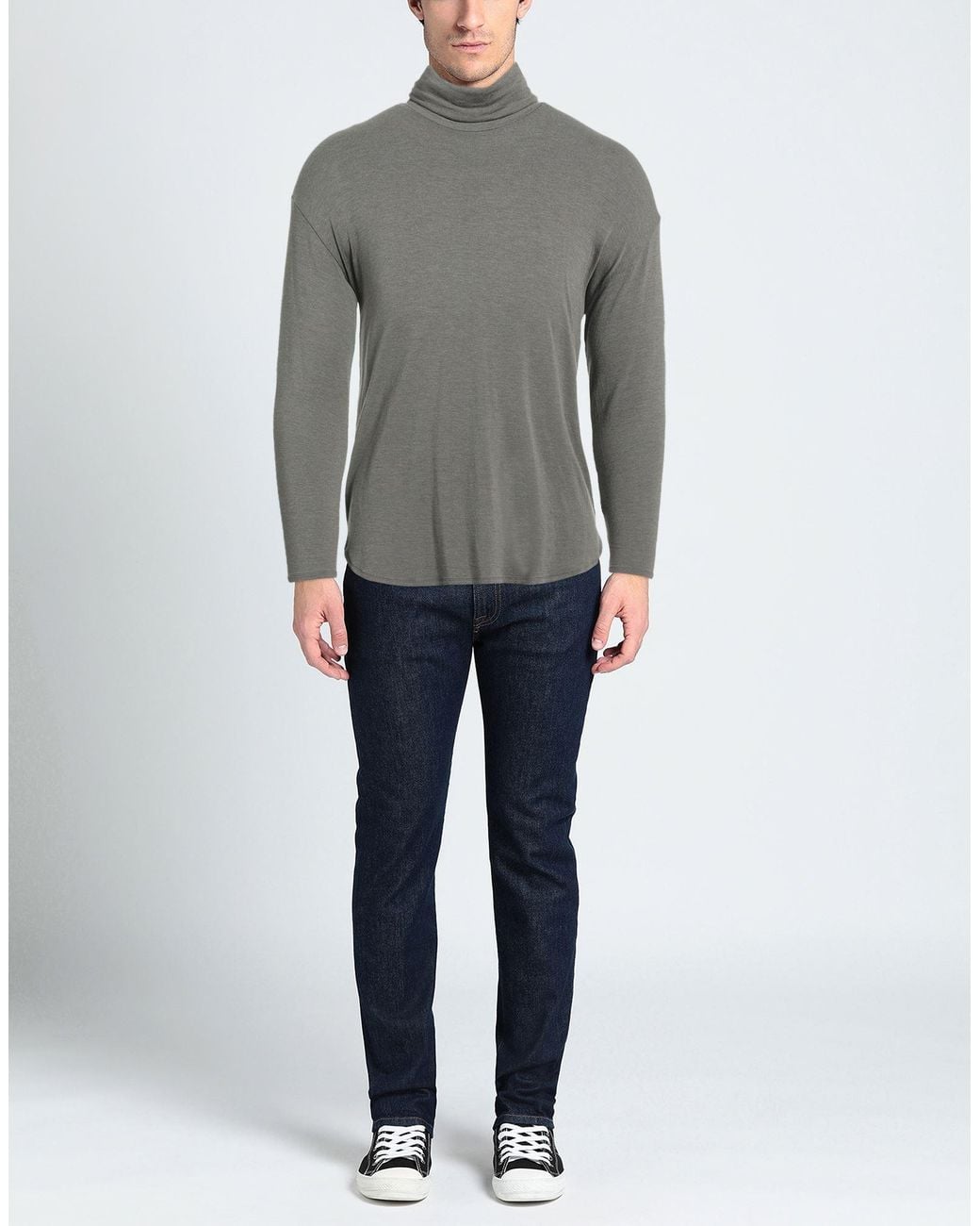 Majestic Filatures Gray T-shirt for men