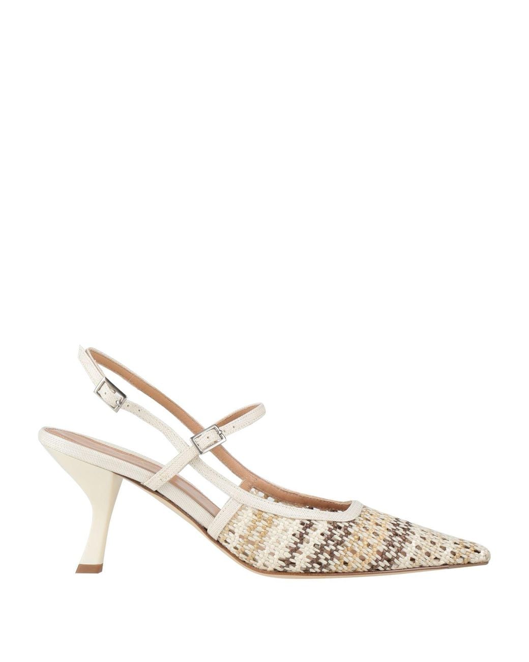 J.A.P. JOSE ANTONIO PEREIRA Natural Pumps Leather