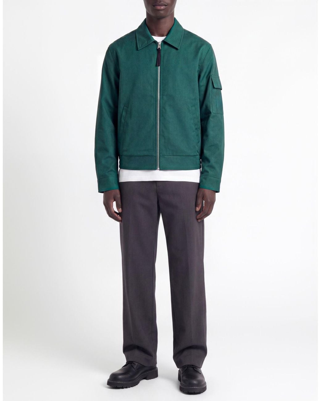Spiewak Green Jacket Polyester, Wool, Polyurethane for men