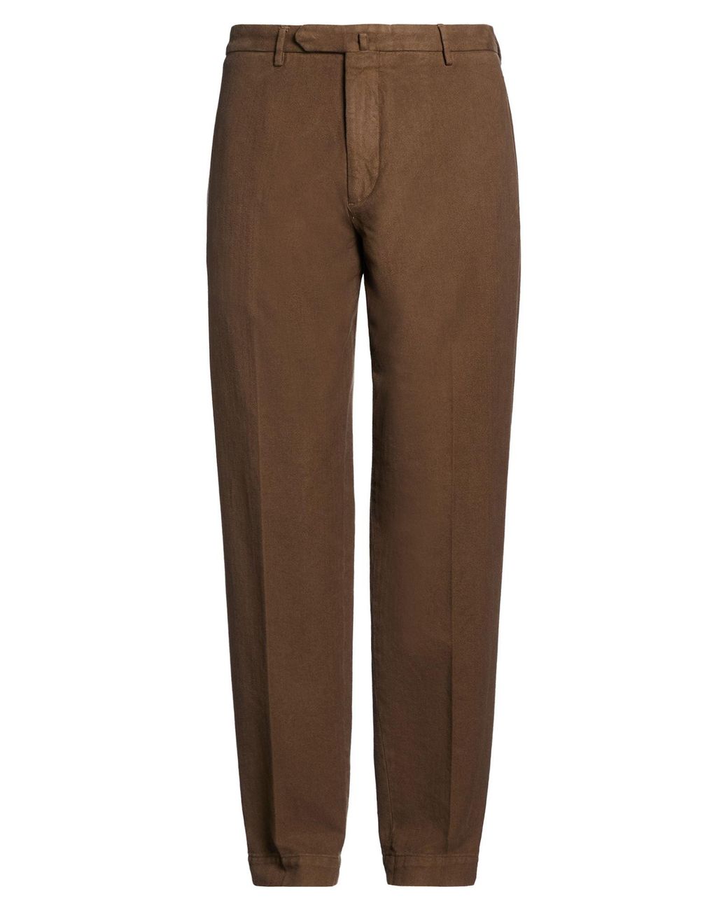 Santaniello Brown Evoluto Pants Cotton, Elastane for men