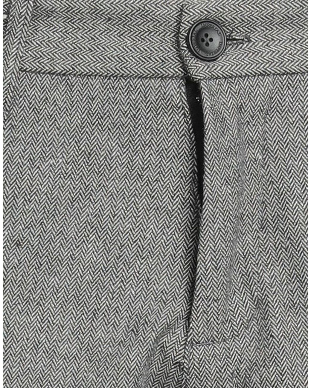 Imperial Gray Pants Cotton, Polyester, Elastane