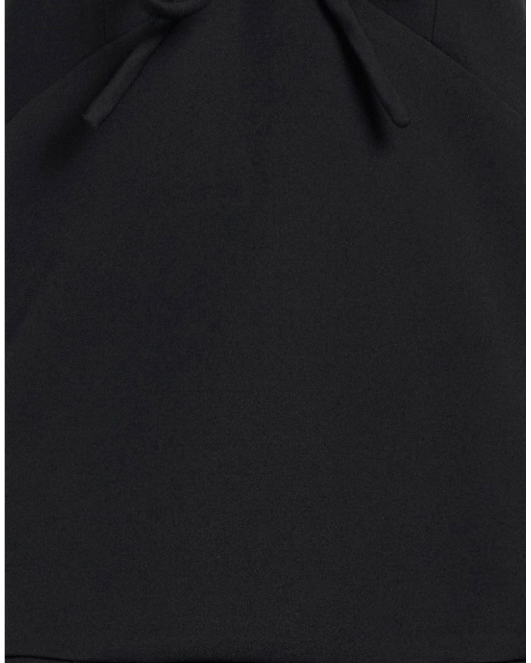 MSGM Black Mini Dress Polyester, Elastane