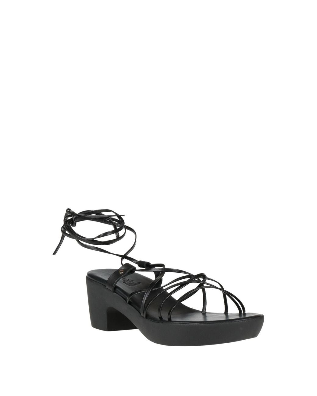 Ancient Greek Sandals Black Sandals