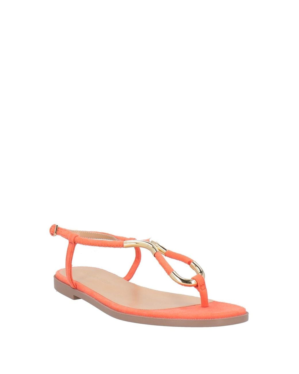 Sergio Rossi Red Thong Sandals