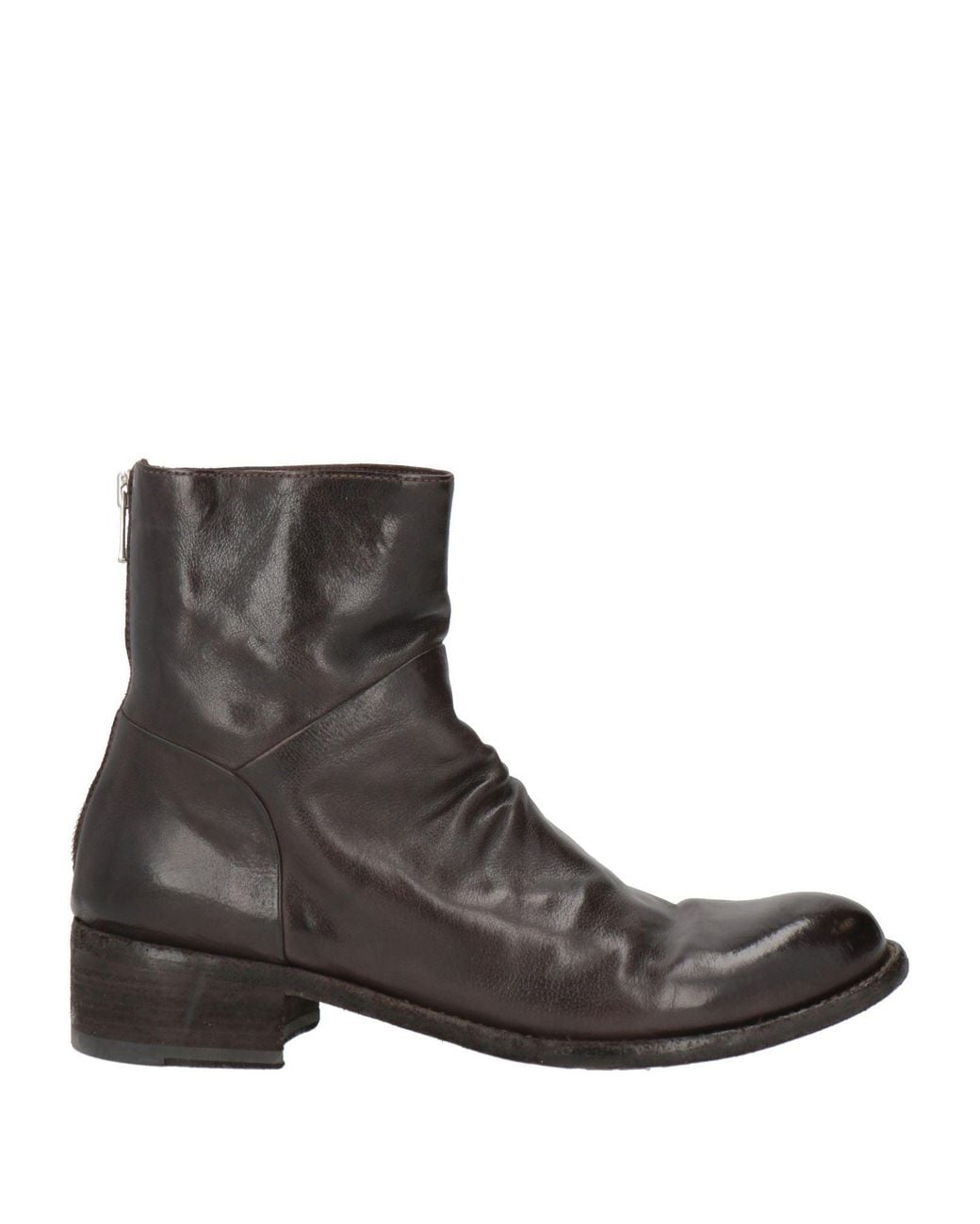 Officine Creative Brown Chocolate Ankle Boots Leather