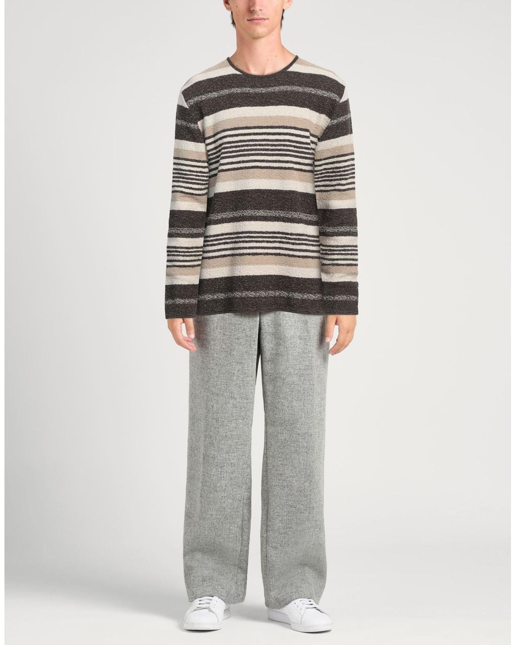 Tod's Gray Sweater Cotton, Linen for men