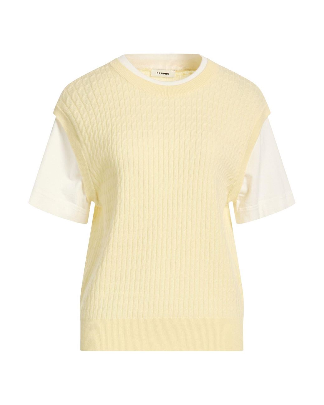 Pullover Sandro de color Yellow