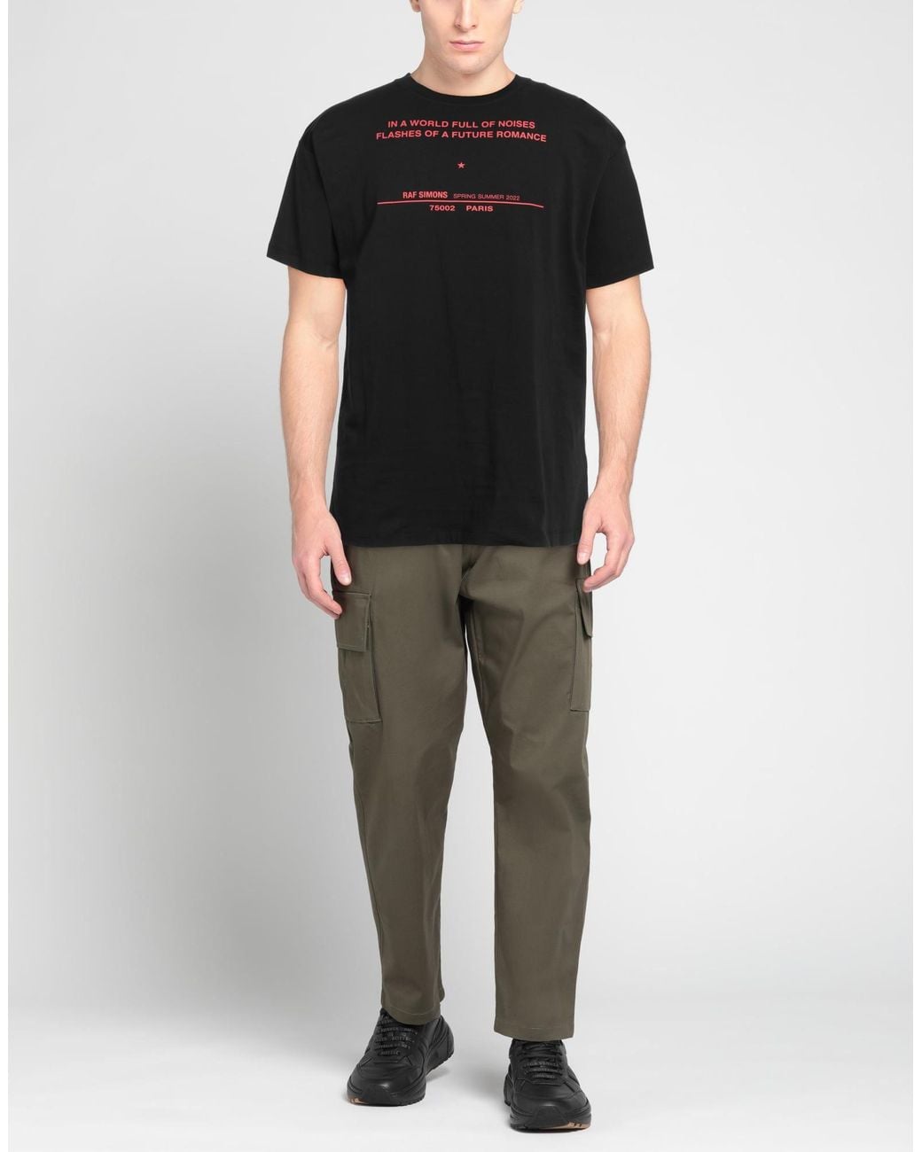 Raf Simons Black T-shirt for men