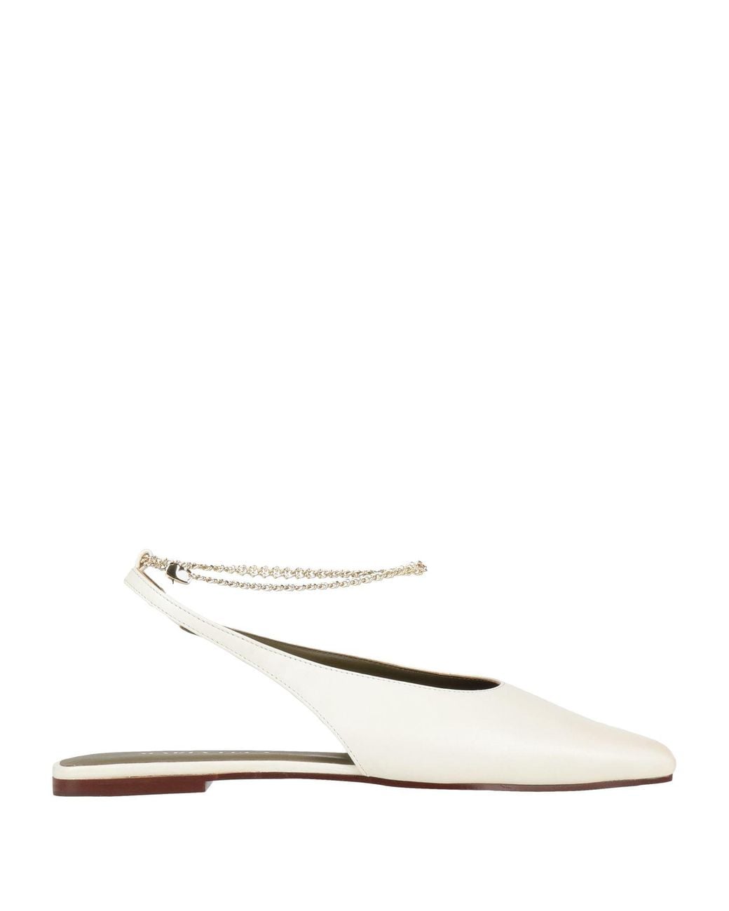 MARIA LUCA White Ballet Flats