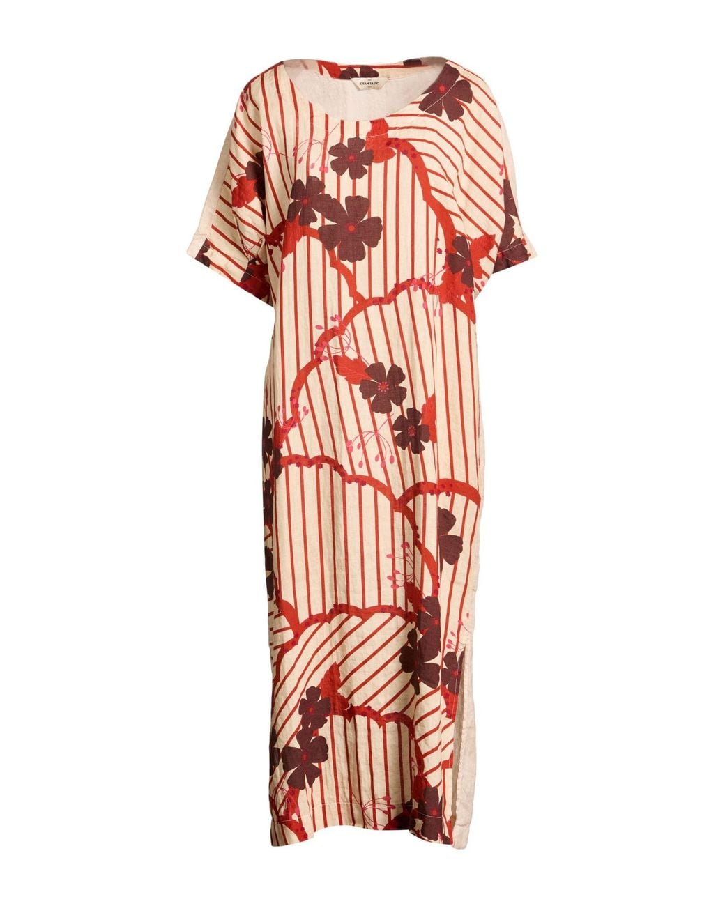 Gran Sasso Natural Midi Dress Linen