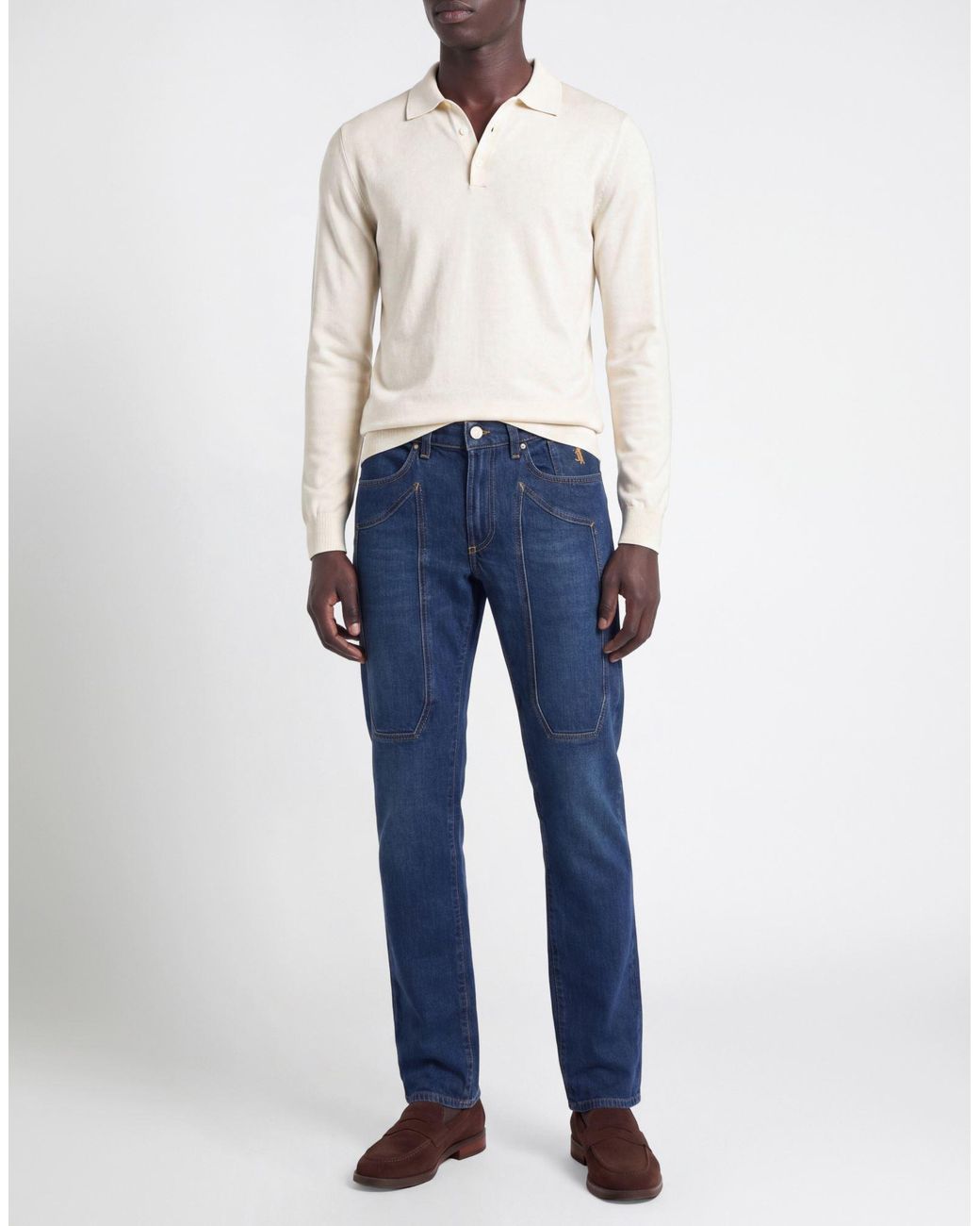 Jeckerson Blue Jeans Cotton, Elastane for men