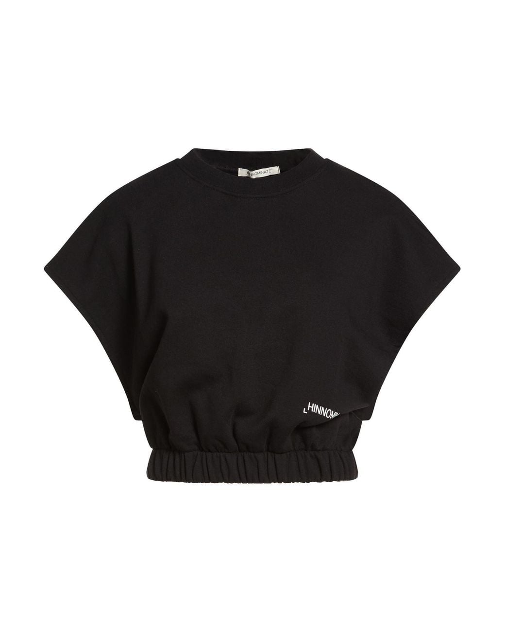 hinnominate Black Sweatshirt Cotton, Elastane