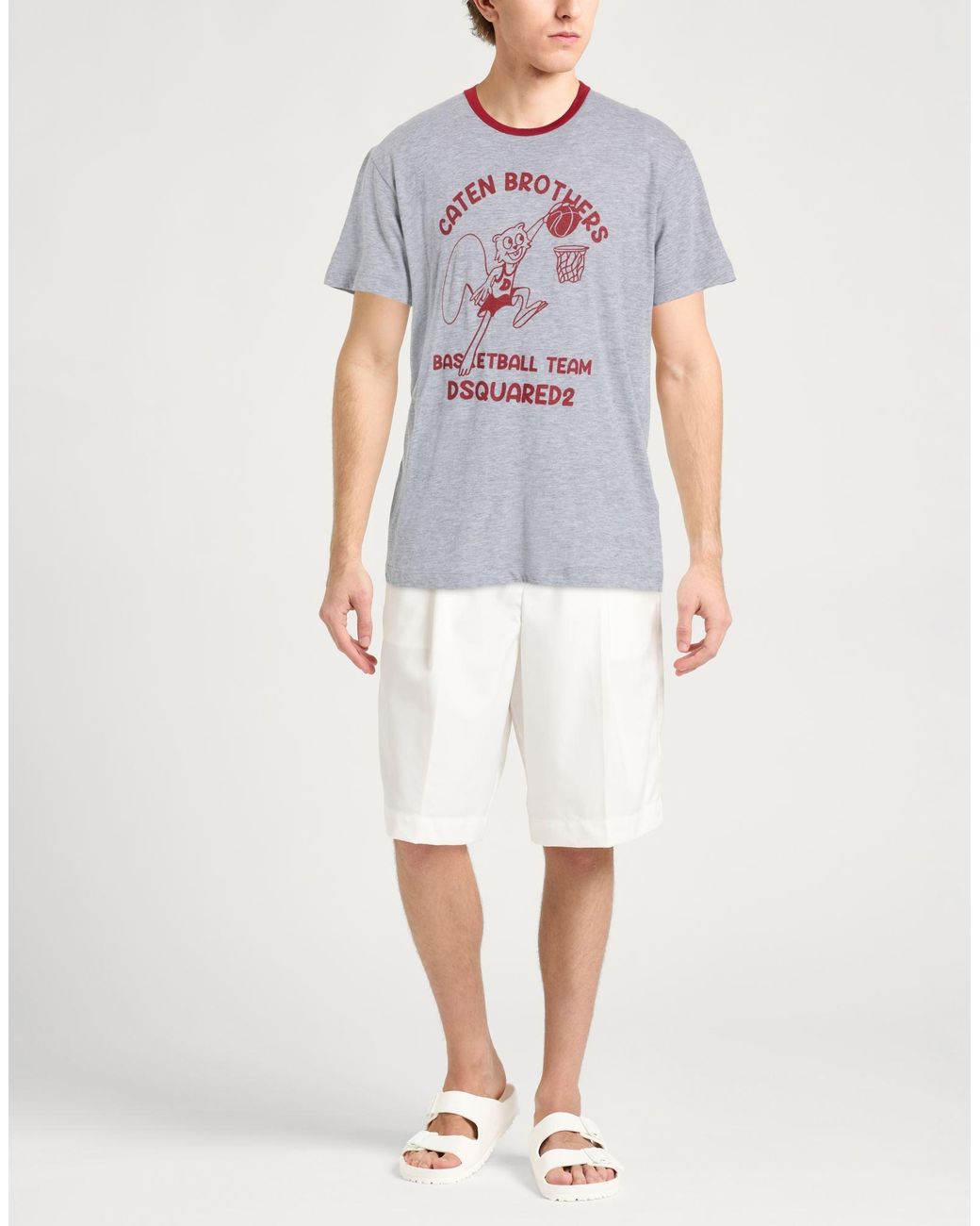 Camiseta DSquared² de hombre de color Gray