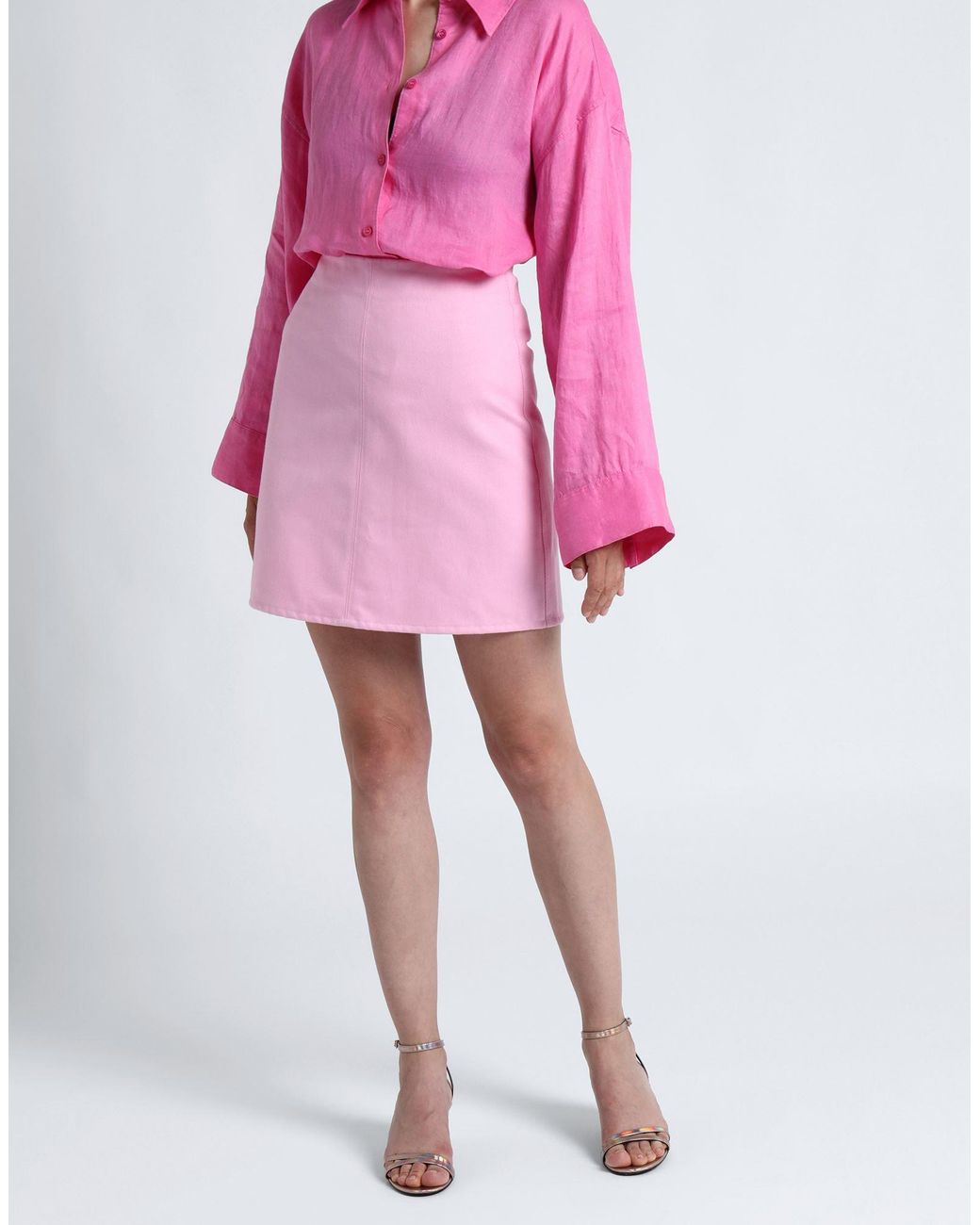 ARKET Mini Skirt in Pink | Lyst UK