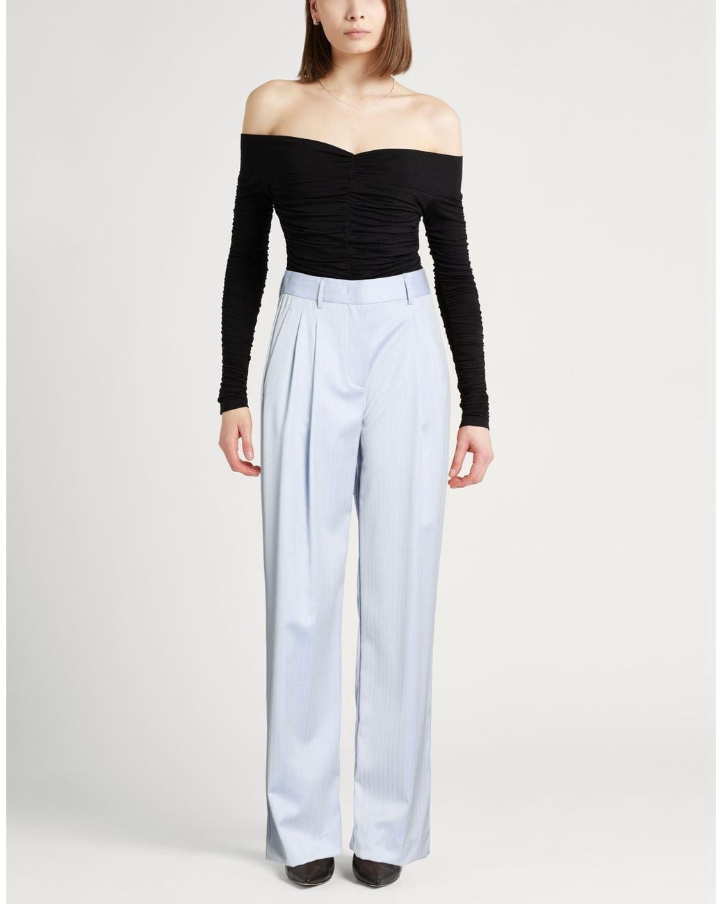 Brian Dales Blue Pants Wool