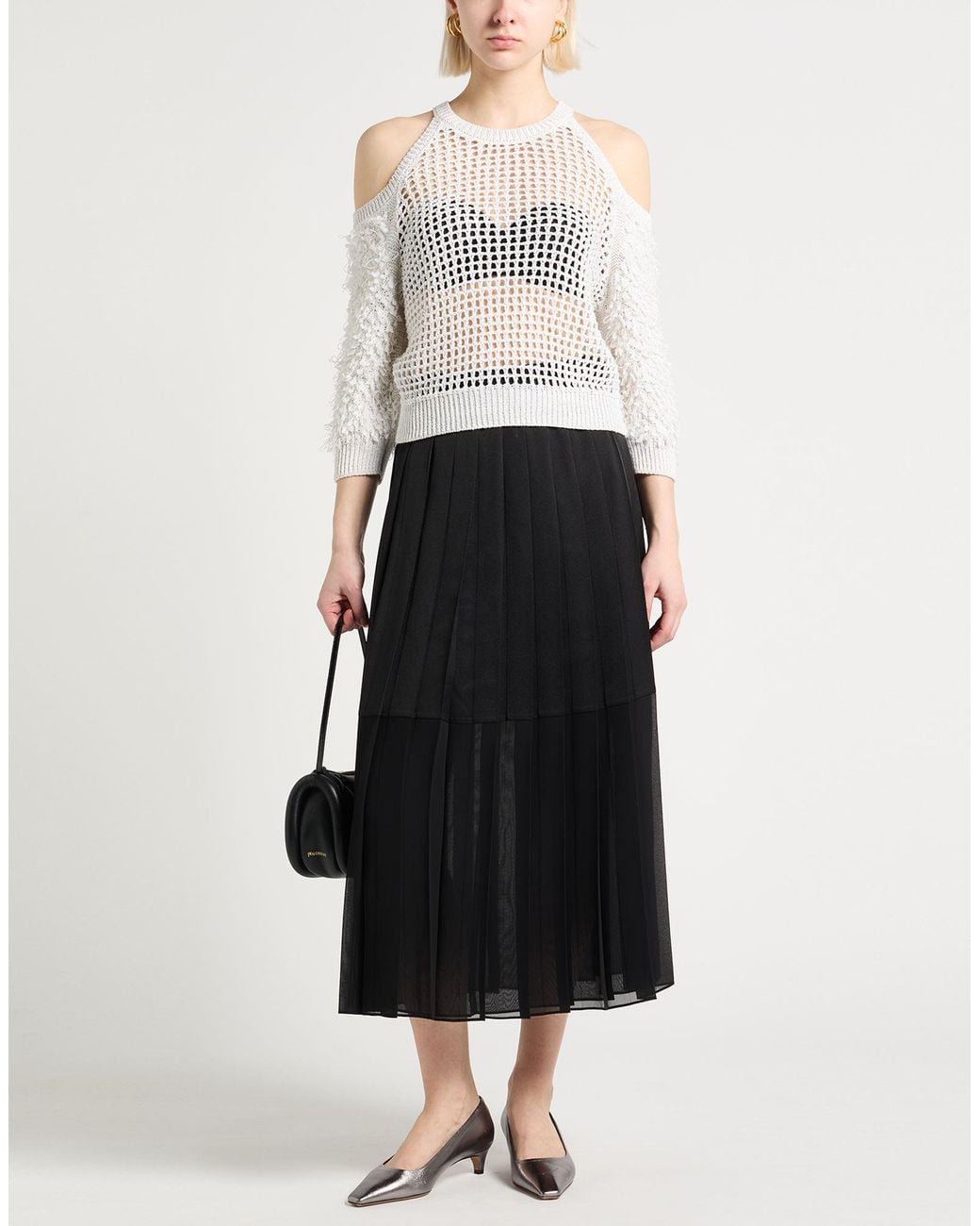 Fabiana Filippi Black Midi Skirts