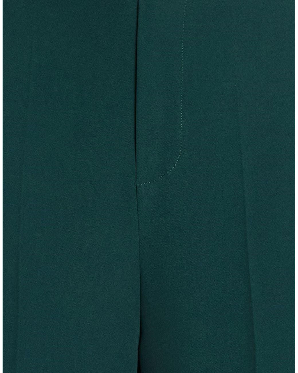 Motel Green Dark Pants Polyester, Elastane