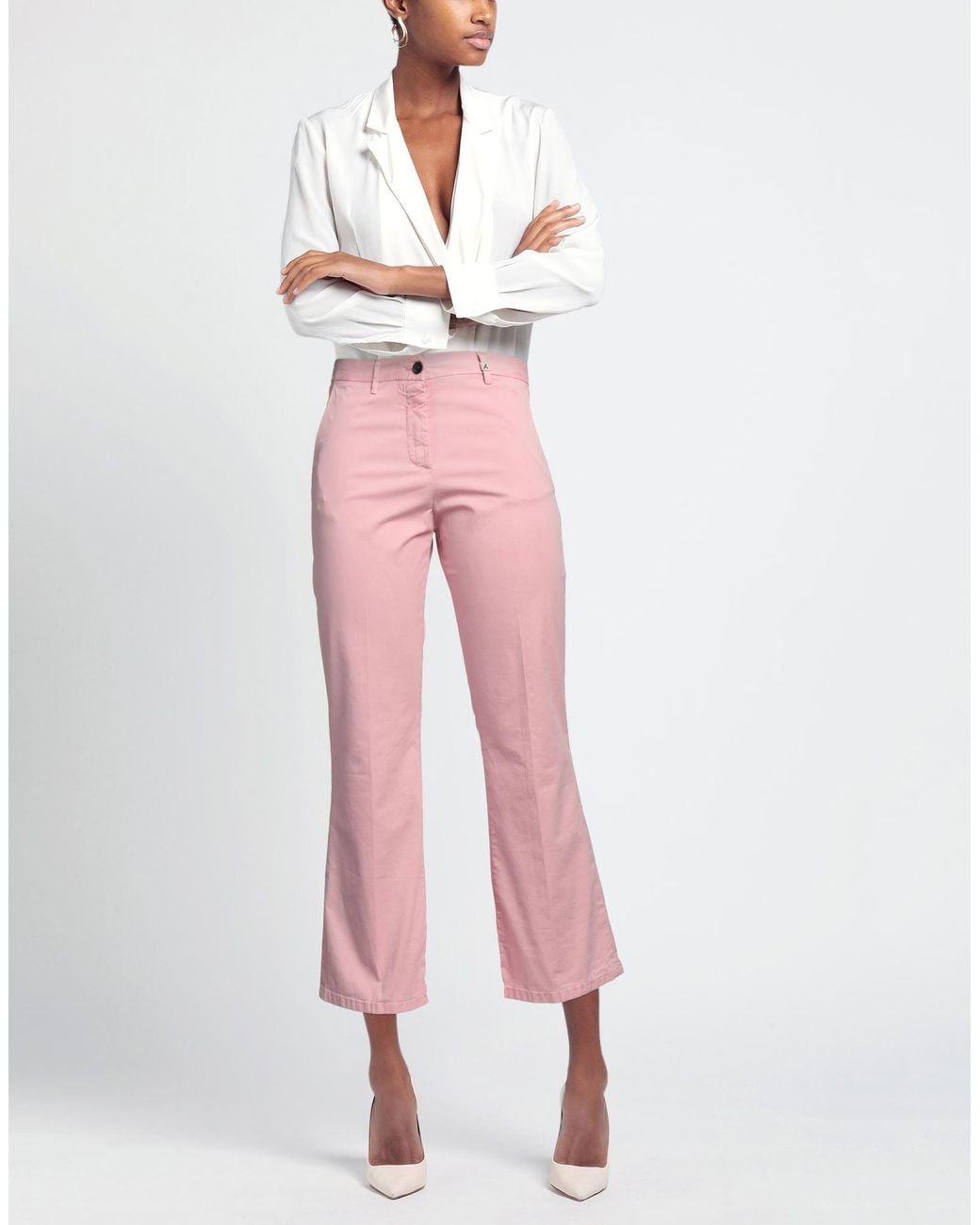 Myths Pink Pants Cotton, Elastane