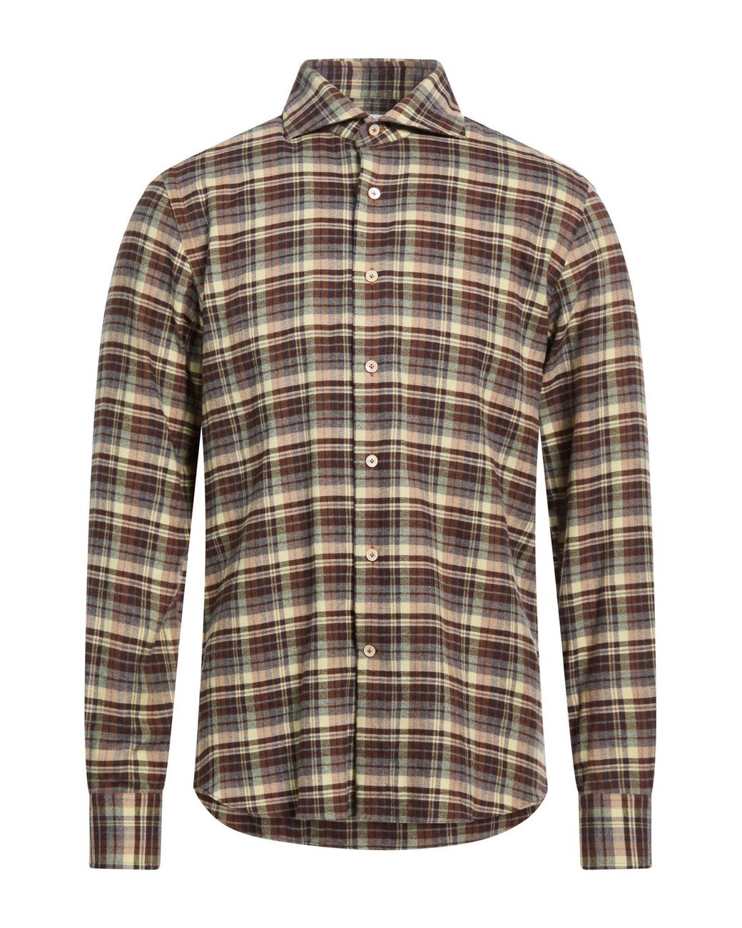 Alessandro Gherardi Gray Shirt Cotton for men