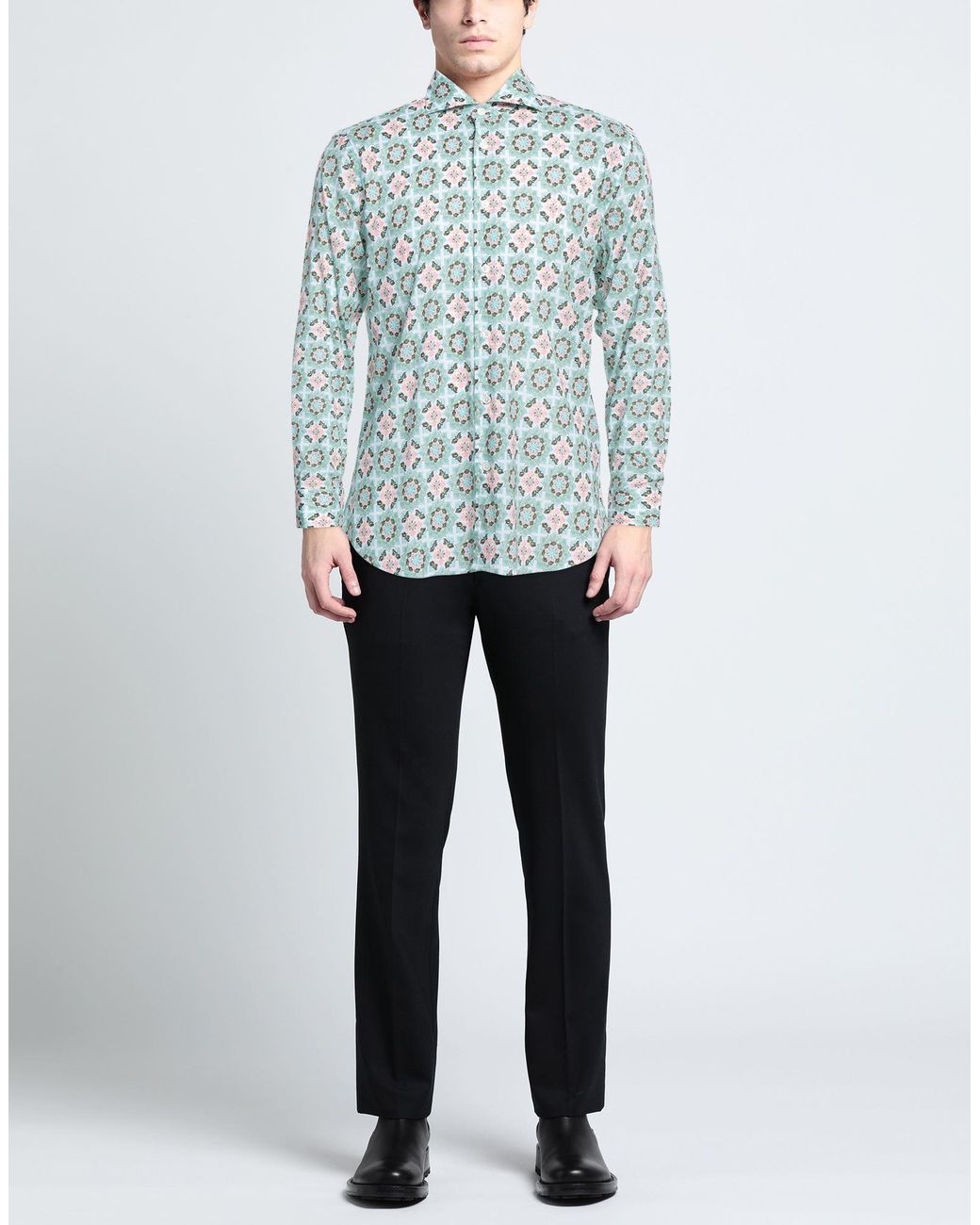 Fedeli Blue Shirt for men