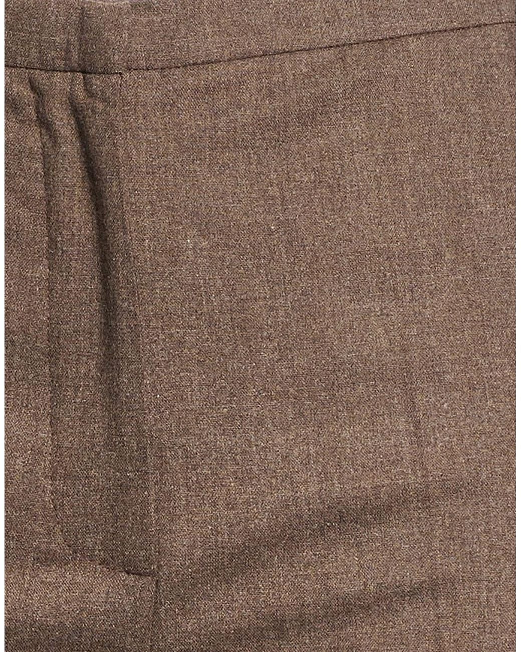 Alysi Gray Pants Viscose, Polyester, Wool, Elastane