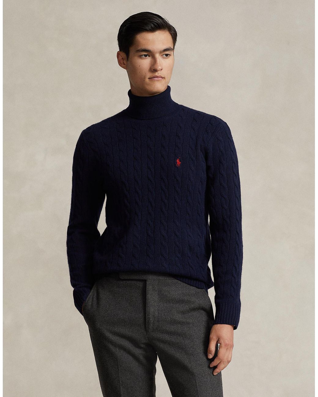 Polo Ralph Lauren Blue Turtleneck for men