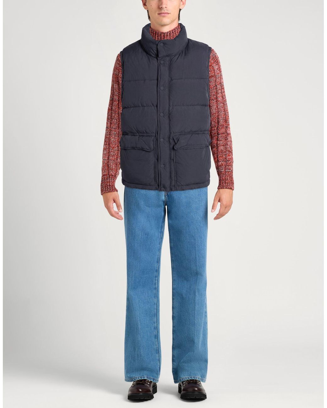 Chompa Sin Mangas Maison Kitsuné de hombre de color Blue