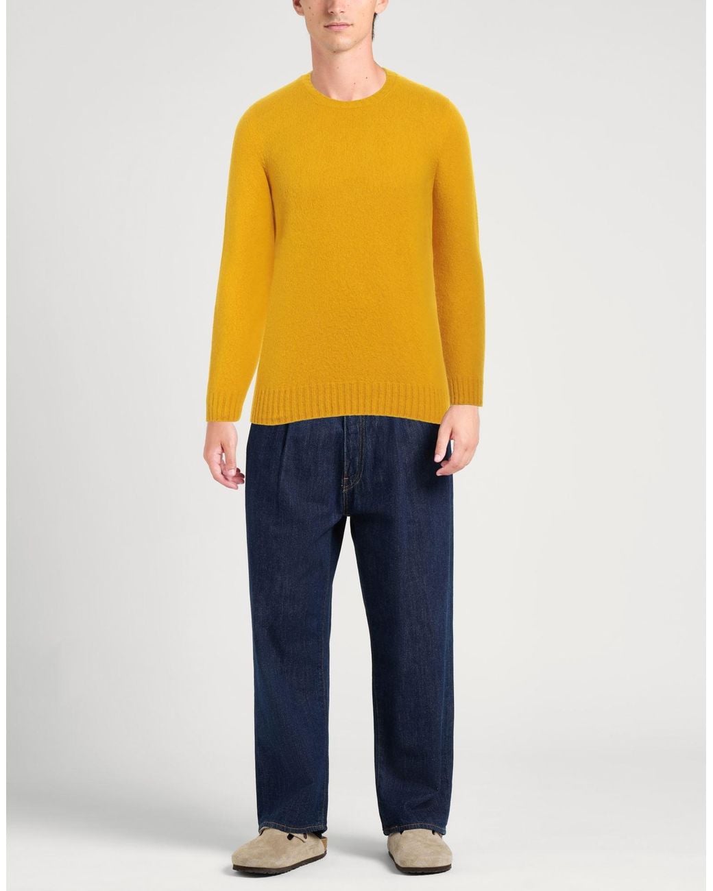 Drumohr Yellow Jumper for men