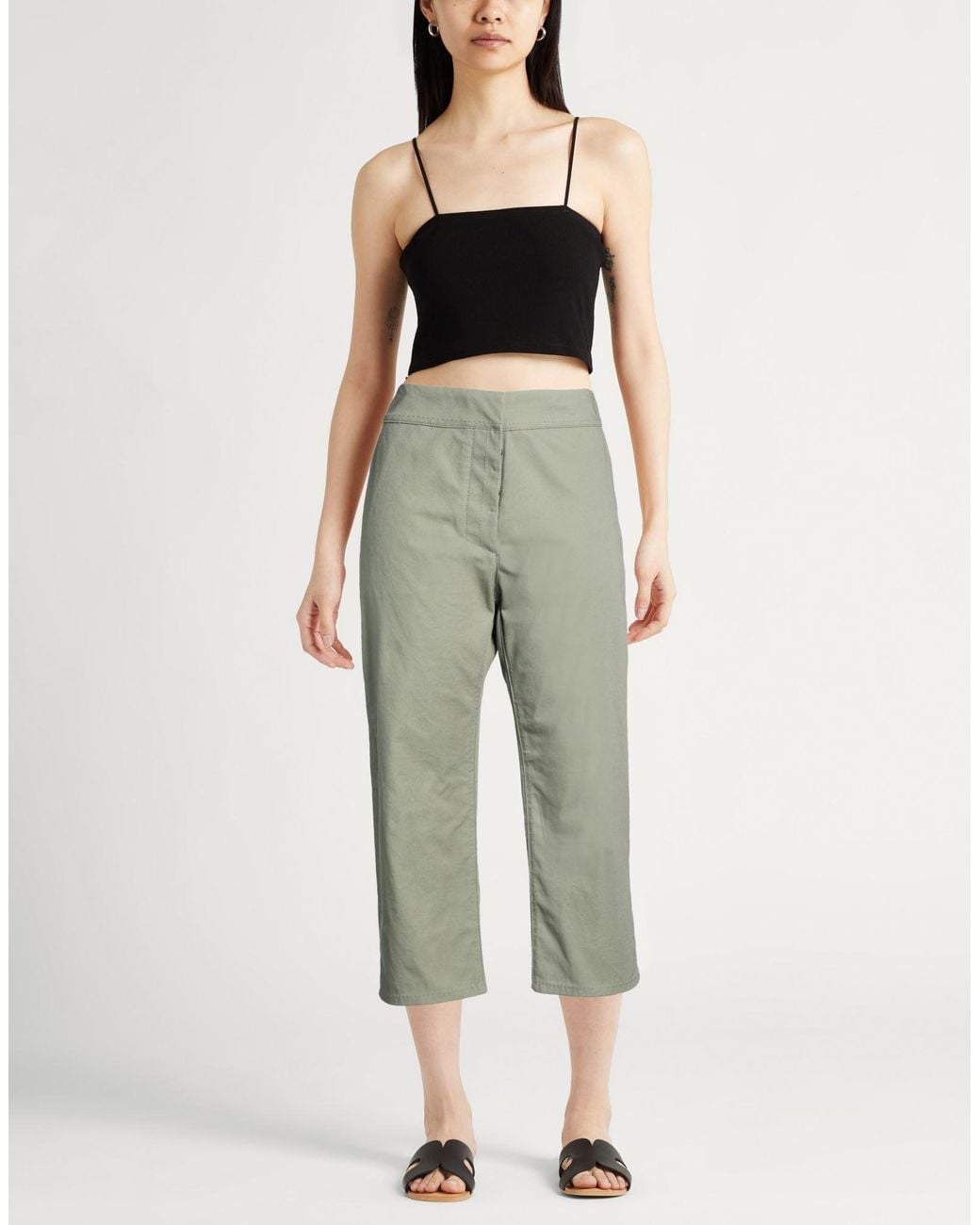 Jil Sander Green Trouser