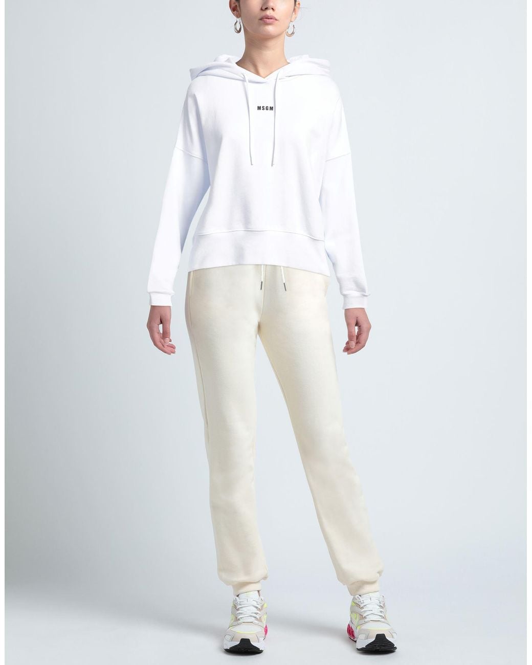 MSGM White Sweatshirt